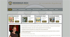 Desktop Screenshot of medienhaus-heck.de